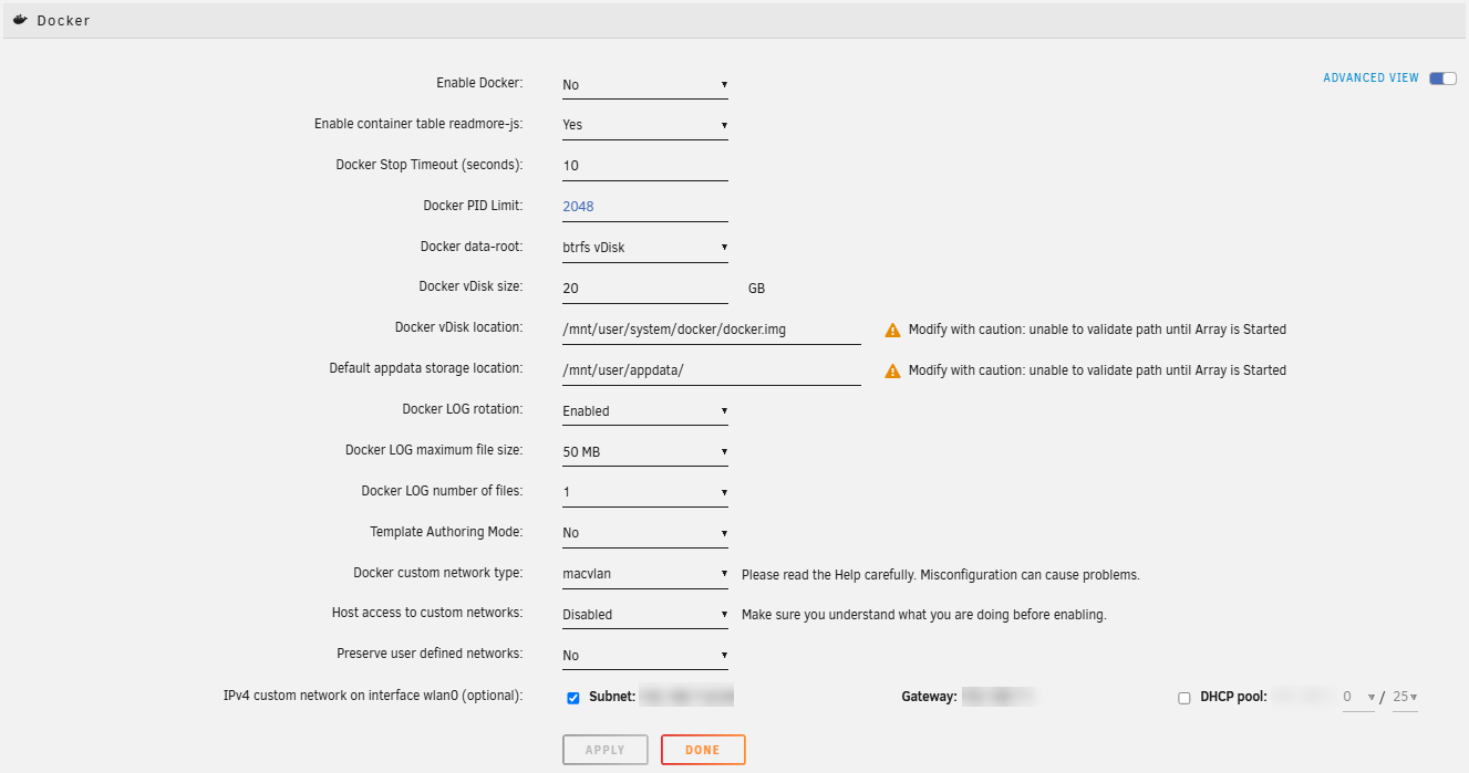 Configuración - Docker